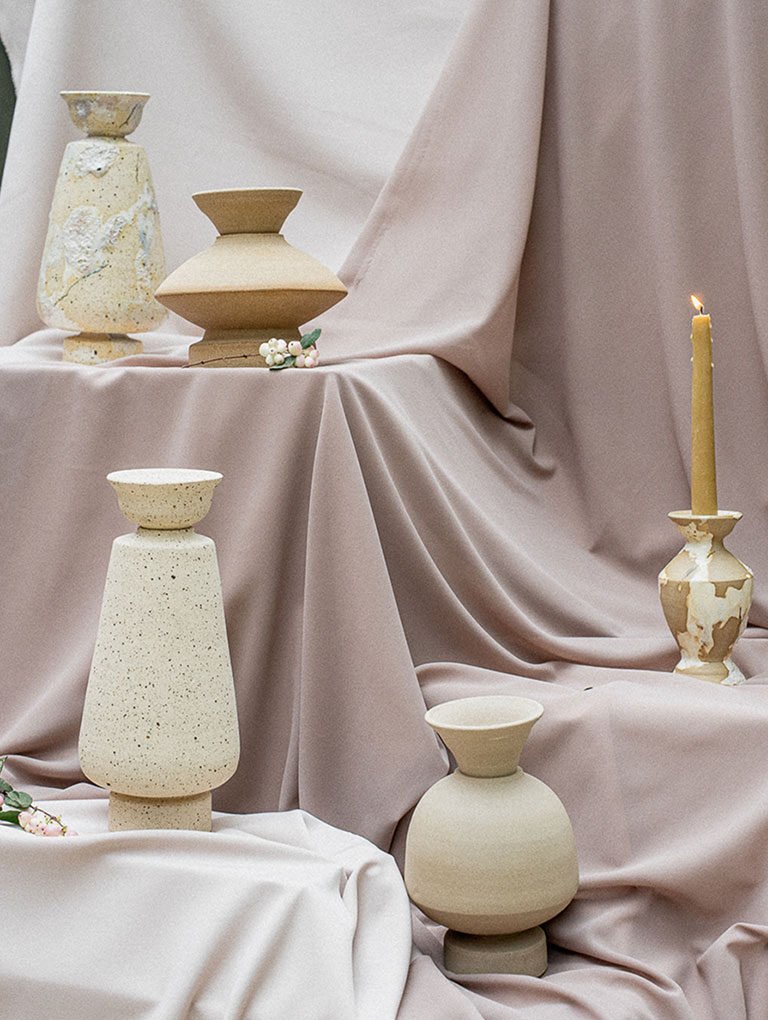 Ánforas y candelabros
