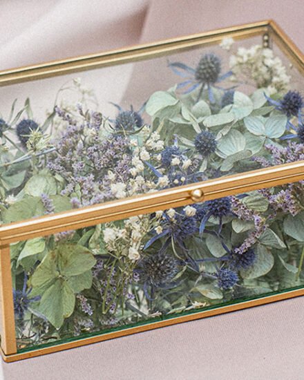 Caja floral del recuerdo