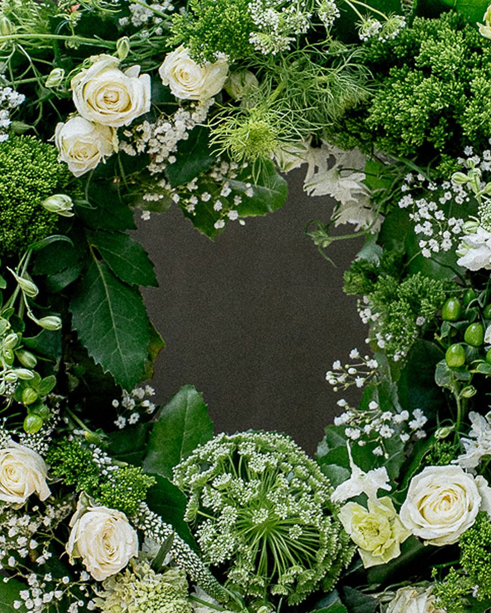 Corona de condolencias
